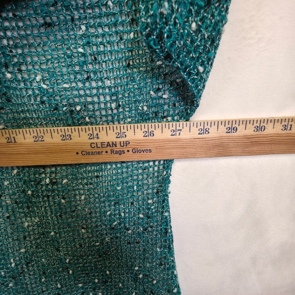 Elegant Teal Women's Sweater - Picture 5 of 16